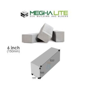 Meghalite AAC Light Weight Block 150mm (6inch)